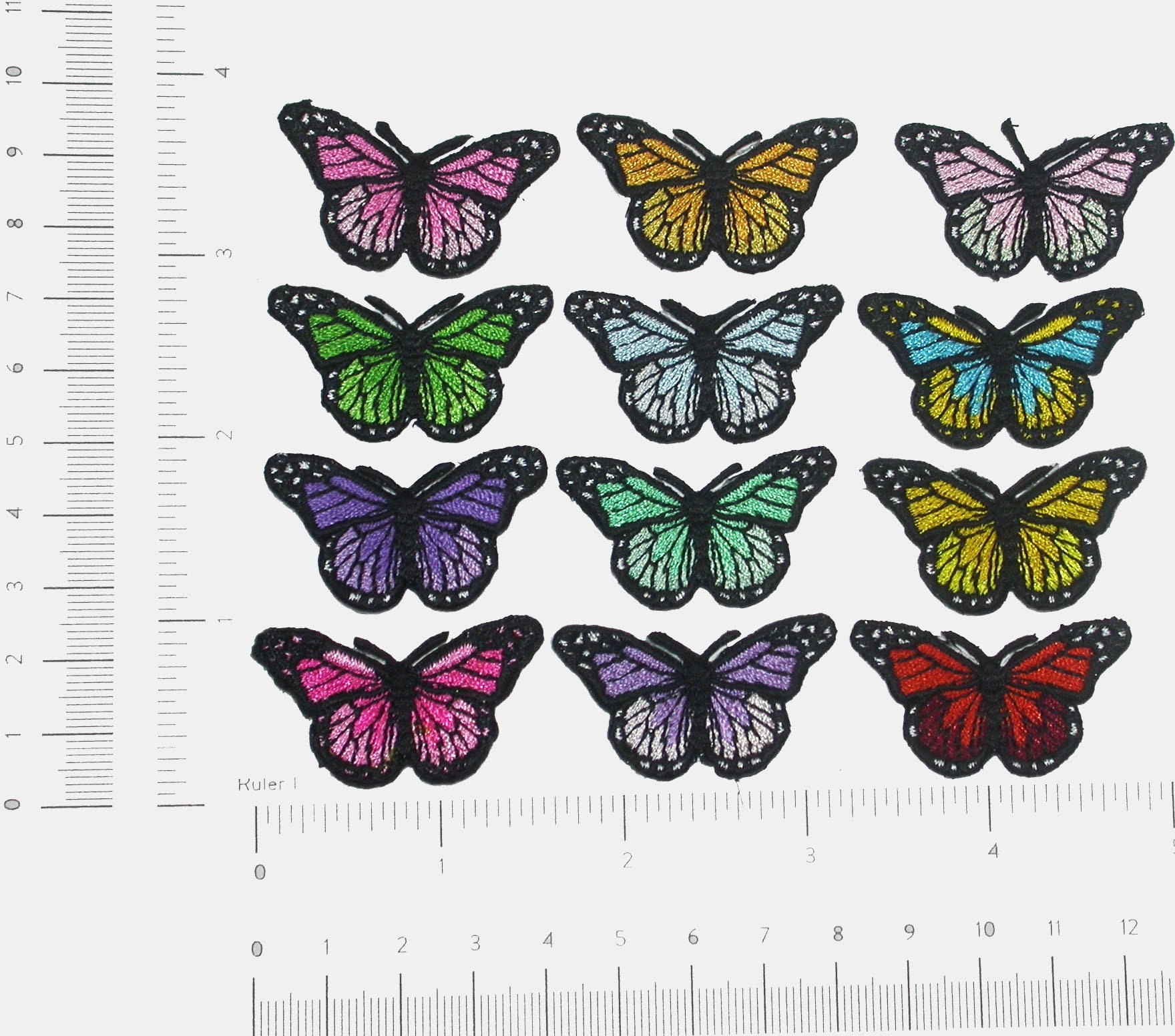 Monarch Schmetterling Aufnäher Applikation - 1 5/8" X 7/8" | 41mm 22mm Monarch Schmetterling Aufnäher Applikation - 1 5/8" X 7/8" | 41mm 22mm von PatchworkPandaTrims