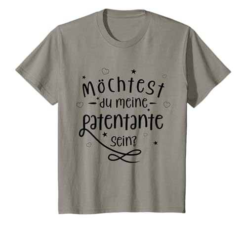 Kinder Möchtest du meine Patentante sein - Patenfrage T-Shirt Kinder Möchtest du meine Patentante sein - Patenfrage T-Shirt von Paten fragen Ideen