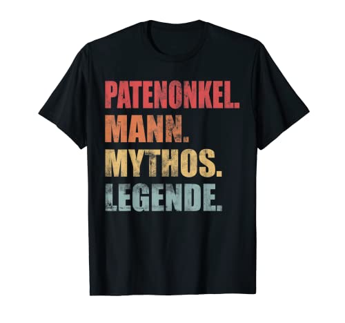 Herren Patenonkel Legende Lustiger Spruch Geburt Taufe Familie T-Shirt Herren Patenonkel Legende Lustiger Spruch Geburt Taufe Familie T-Shirt von Patenonkel Mann Mythos Legende Vintage Männer