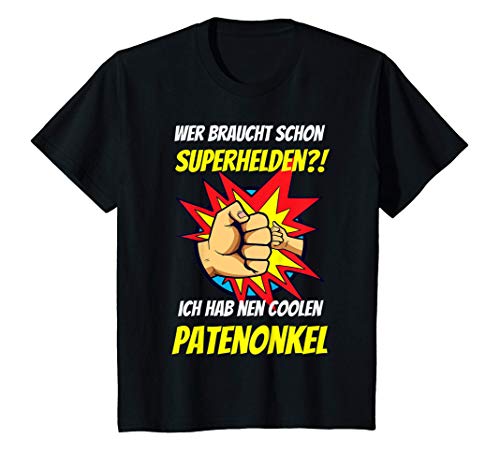 Kinder Lustiger Spruch vom Patenonkel fürs Patenkind Taufpate T-Shirt von Patenonkel Patenkind Geschenkideen