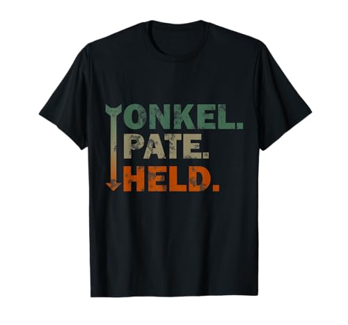Herren Herren Onkel Pate Held Geschenk für Taufpaten Patenonkel T-Shirt von Patenonkel und Neffe - Geschenk & Produkte