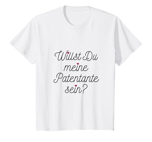 Kinder Willst Du meine Patentante sein? T-Shirt von Patentante Geschenk