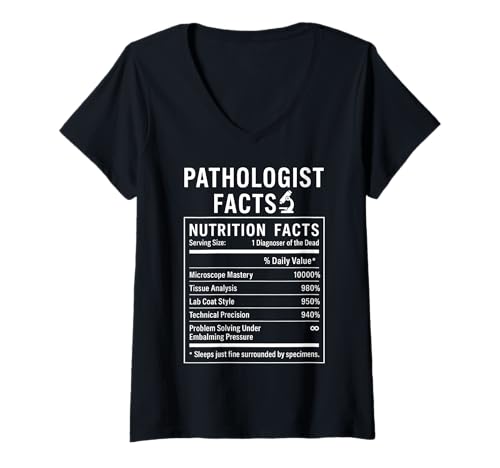 Damen Lustiger Pathologe T-Shirt mit V-Ausschnitt Damen Lustiger Pathologe T-Shirt mit V-Ausschnitt von Pathology Humor Gifts & Tees