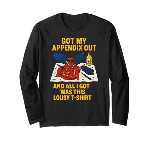 Chirurgie Appendix Survivor Lustiges Lousy Shirt Herren Patient Langarmshirt Chirurgie Appendix Survivor Lustiges Lousy Shirt Herren Patient Langarmshirt von Patient Apendix Surgery Recovery Get Well Nurse