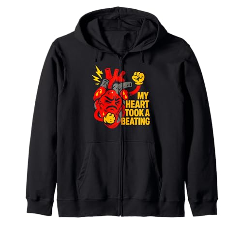 Heart Attack My Heart Took A Beating Cool Herren Chirurgie Recov Kapuzenjacke von Patient Recover Doctor Nurse Hospital Surgery Gear