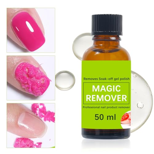 Patifirst Acrylnagelentferner - 50ml Entferner Zum Einweichen Von Acrylnägeln - Sanft Natürliche Anwendung Für Mädchen Und Frauen Anfänger Heimsalon von Patifirst