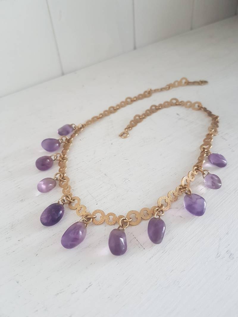 Vintage Amethyst Collier von PatinaLivingDE