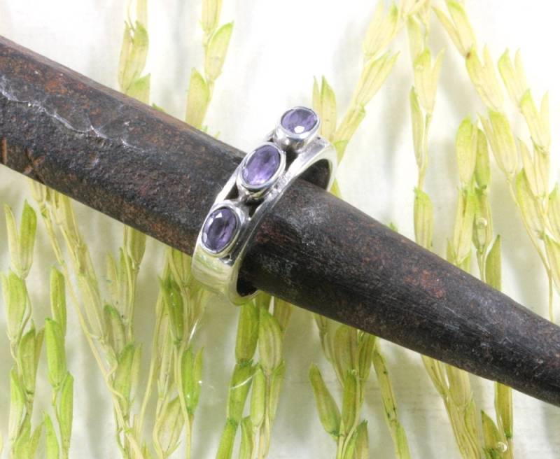 Amethyst & 925 Sterling Silver, Ring Amethyst & 925 Sterling Silver, Ring von Patmoo