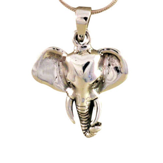 Elephant Head, Pendant, 925 Sterling Silver von Patmoo