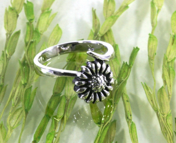 Flower, Ring, 925 Sterling Silver Flower, Ring, 925 Sterling Silver von Patmoo