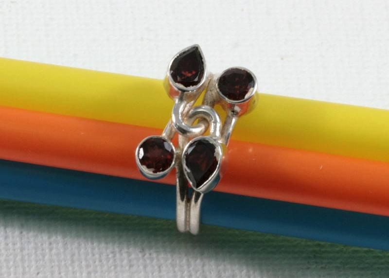 Garnet & 925 Sterling Silver, Ring von Patmoo