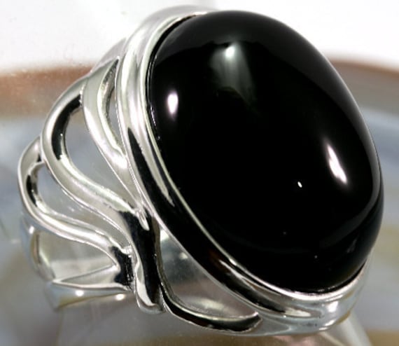 Onyx & 925 Sterling Silver, Ring Onyx & 925 Sterling Silver, Ring von Patmoo