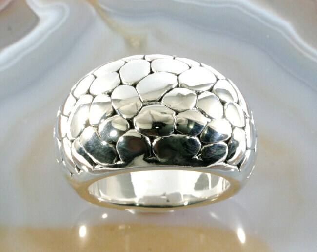 Ring, 925 Sterling Silver, Electroforming von Patmoo