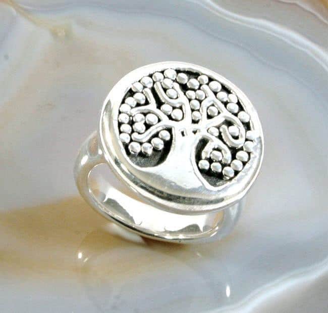 Ring, Tree Of Life, 925 Sterling Silver, Electroforming Ring, Tree Of Life, 925 Sterling Silver, Electroforming von Patmoo