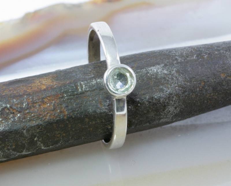 Ring With Blue Topaz & Silver Ring With Blue Topaz & Silver von Patmoo