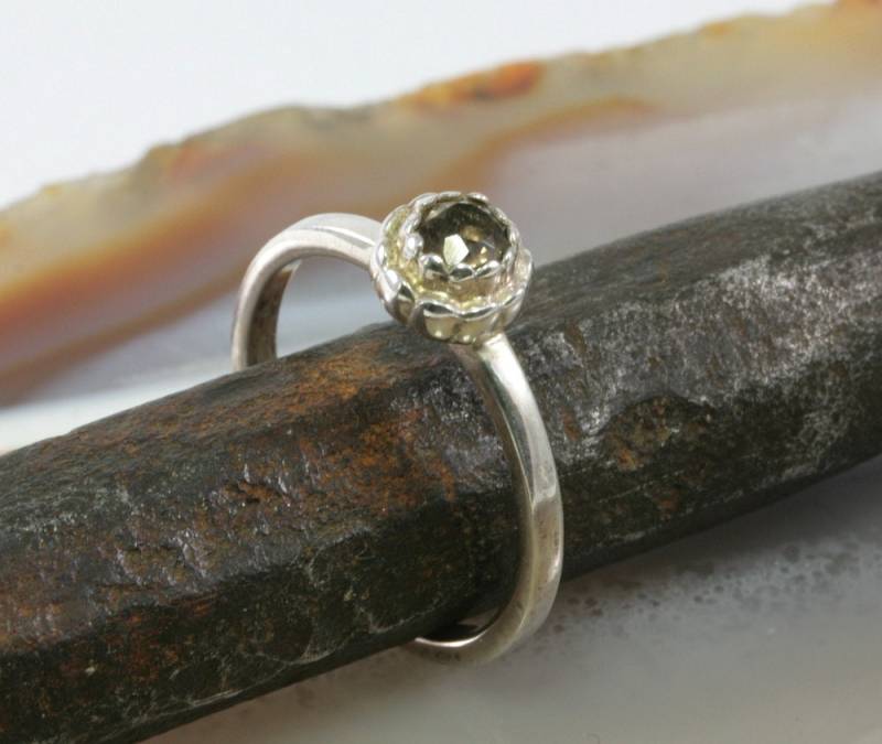 Ring With Smoky Quartz & Silver von Patmoo