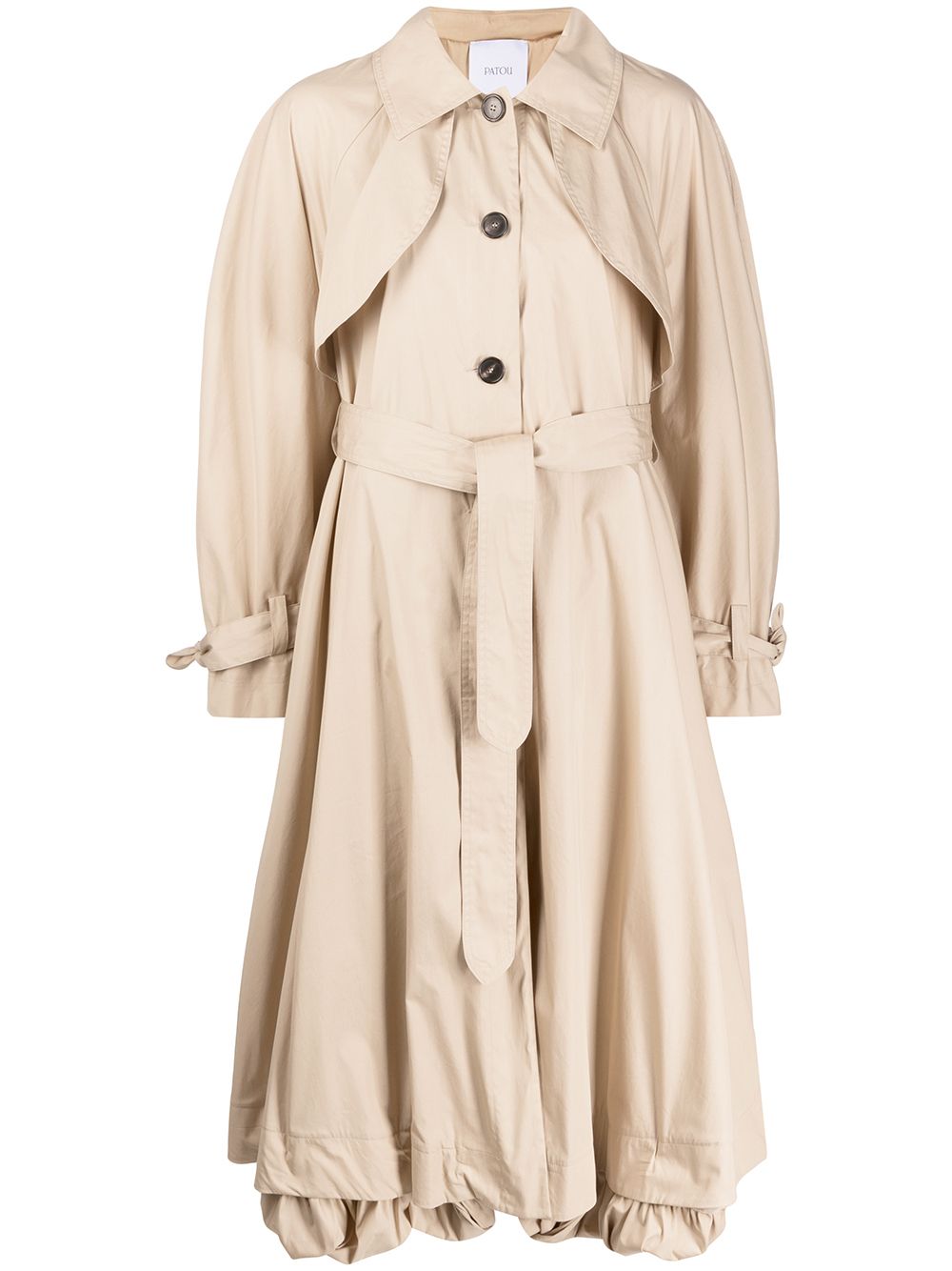 Patou Ausgestellter Trenchcoat - Nude von Patou