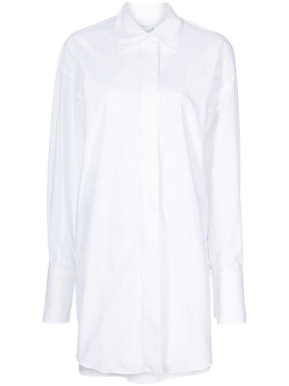 Patou Mini Hemdkleid - Weiß von Patou