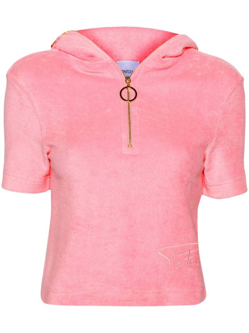 Patou Poloshirt aus Frottee - Rosa von Patou