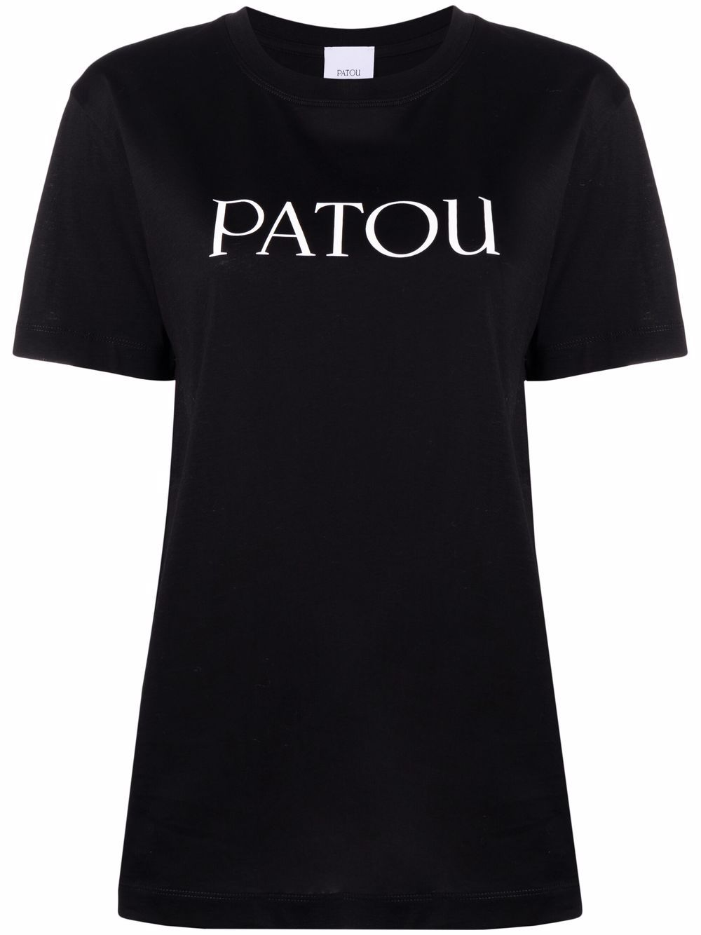 Patou T-Shirt mit Logo-Print - Schwarz von Patou