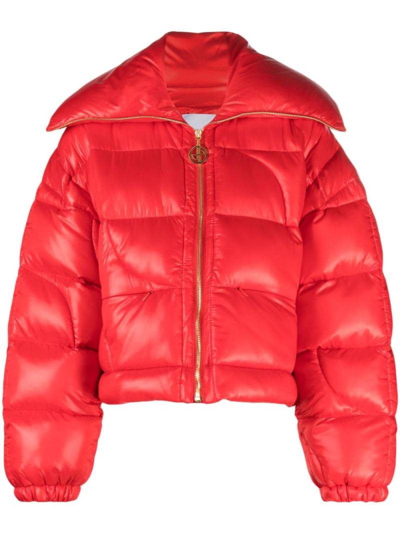 Patou Gefütterte Cropped-Jacke - Rot von Patou