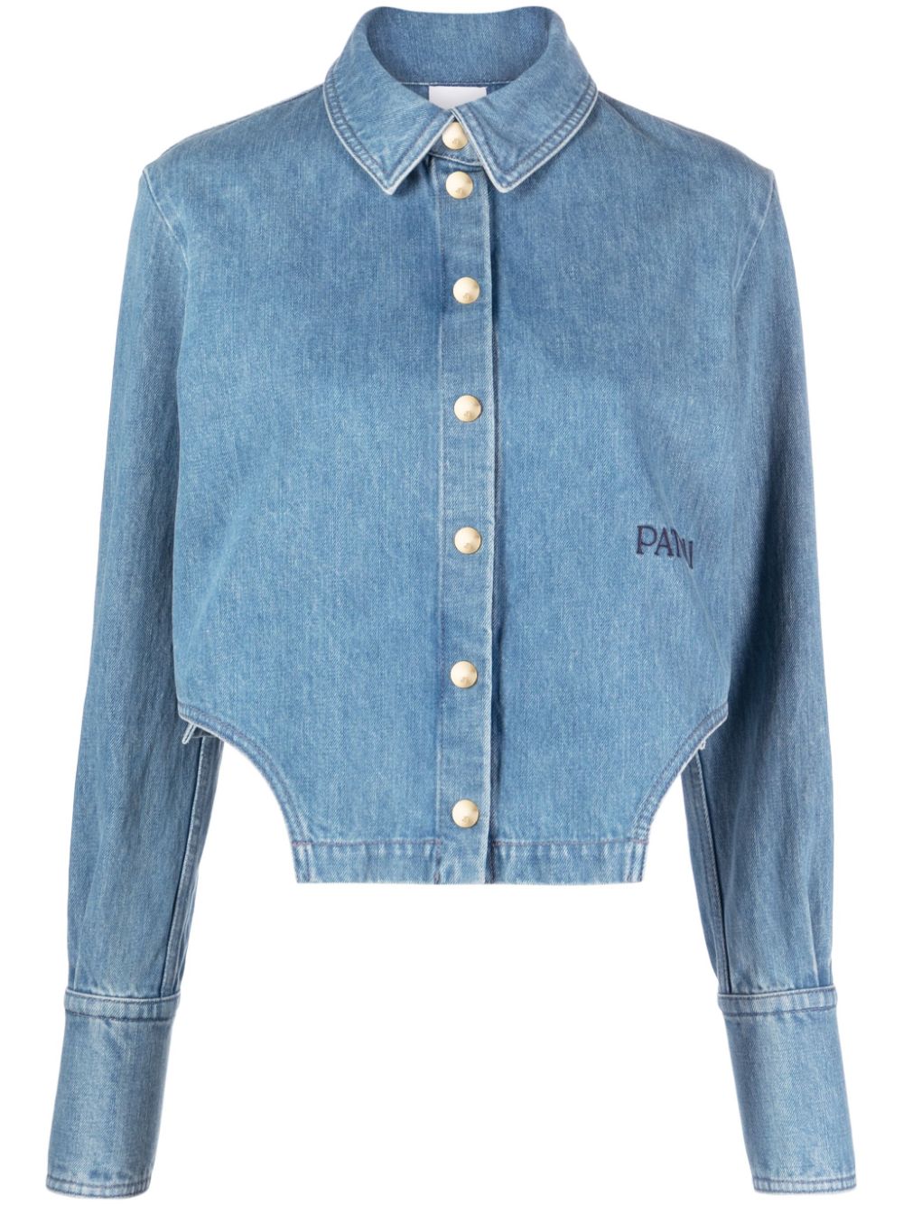 Patou Jeansjacke mit Cut-Outs - Blau von Patou