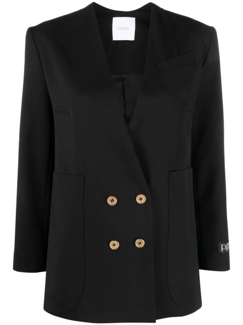 Patou Doppelreihiger Blazer - Schwarz von Patou