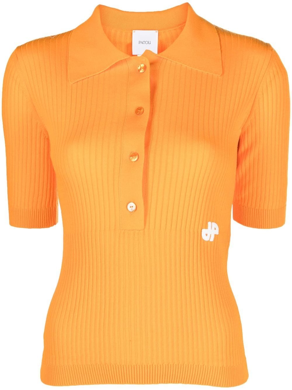 Patou Gestricktes Poloshirt - Orange von Patou