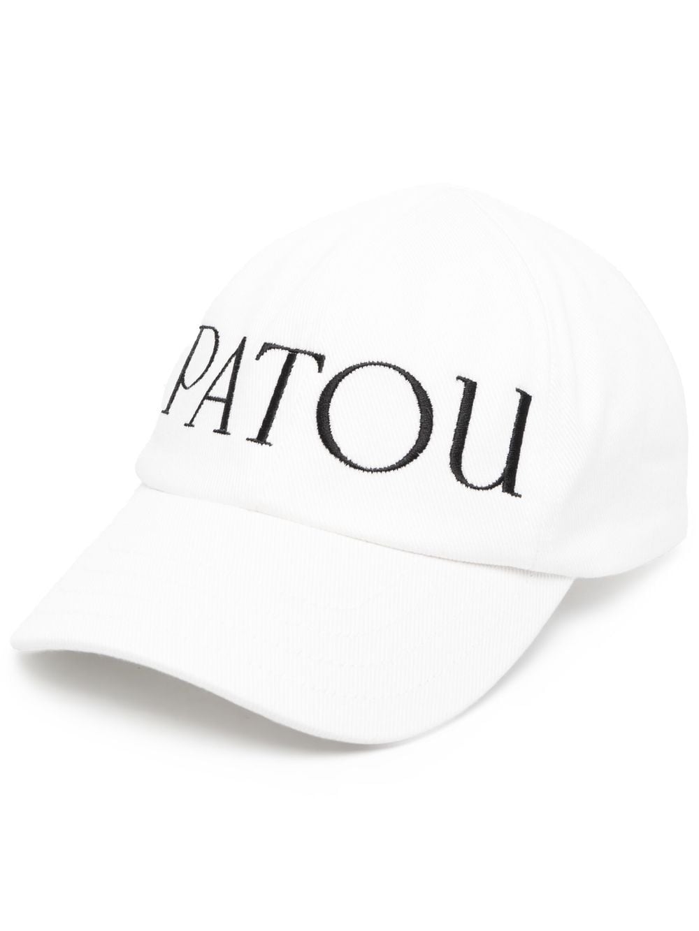 Patou Baseballkappe mit Logo-Stickerei - Weiß von Patou