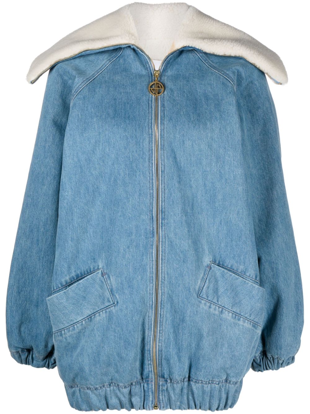 Patou Jeansjacke im Oversized-Look - Blau von Patou