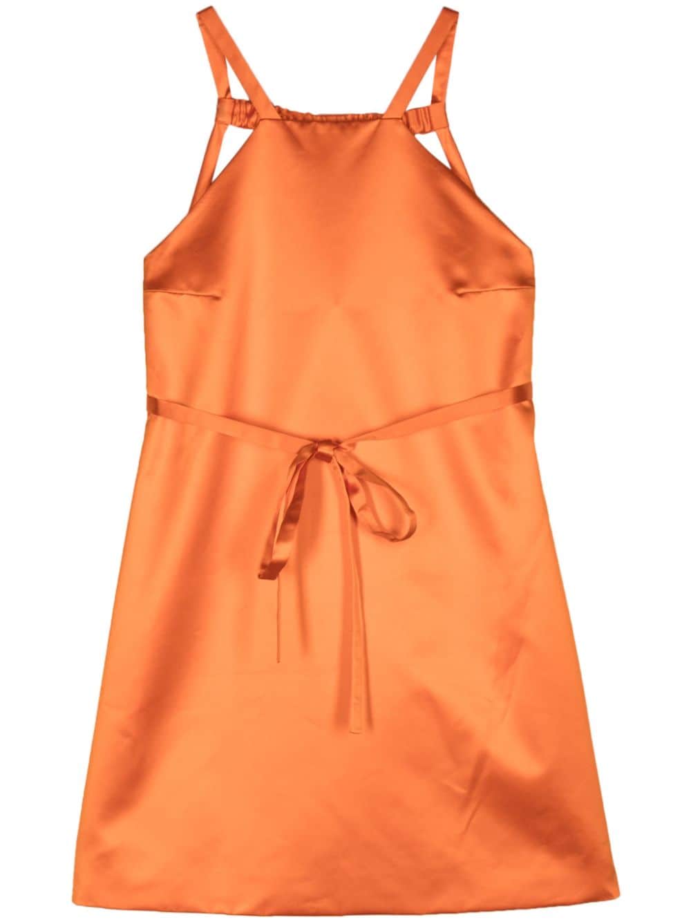 Patou satin mini dress - Orange von Patou