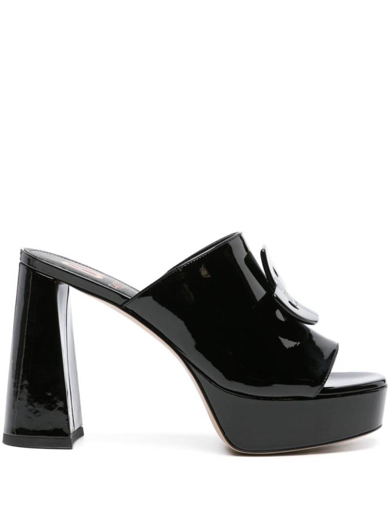 Patou x Bettina Vermillon Anitta Mules 110mm - Schwarz von Patou