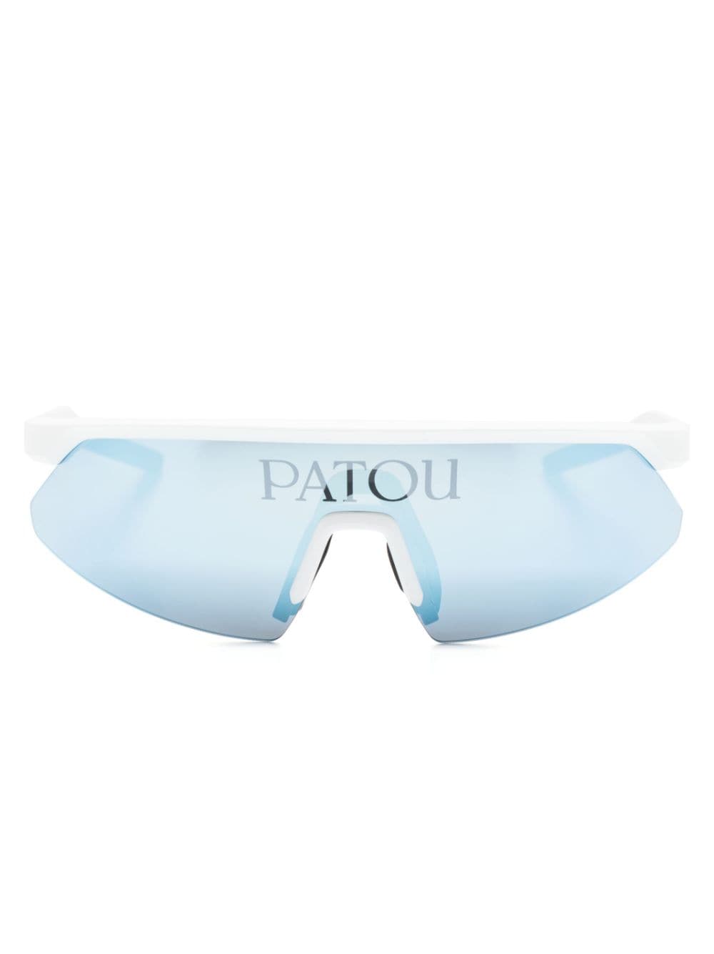 Patou Sonnenbrille im Visier-Design - Weiß von Patou