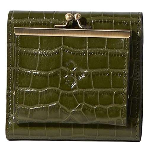 Patricia Nash Damen-Geldbörse aus Leder, dreifach faltbar, weiches Grün, mit Werkzeugen, Vintage Patricia Nash Damen-Geldbörse aus Leder, dreifach faltbar, weiches Grün, mit Werkzeugen, Vintage von Patrica