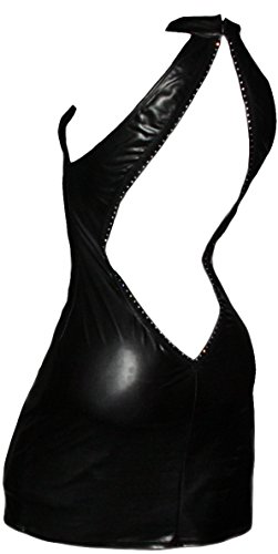 Catanzaro Damen-Mini-Kleid Poussy Cat, ärmellos, aus Wetlook, Gr.M von Patrice Catanzaro