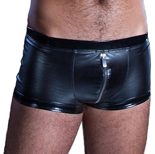 Patrice Catanzaro Rayan - Wetlook Shorts schwarz in verschiedenen Größen. (XL, schwarz) von Patrice Catanzaro