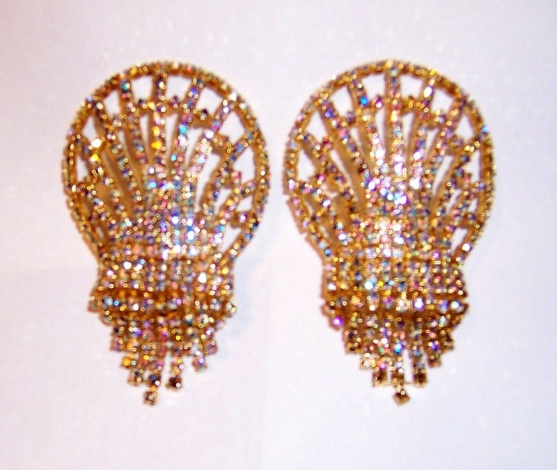 Bernsteinfarbene Strass-Schuhschnallen | 1 Paar Von "Musi" von PatriciaJon