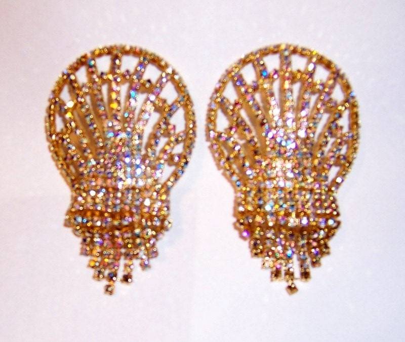 Bernsteinfarbene Strass-Schuhschnallen | 1 Paar Von "Musi" von PatriciaJon