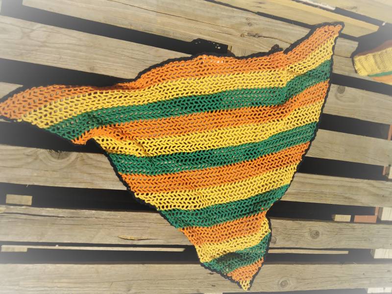 Häkelschal Sommer, Dreieckstuch, Häkelschal, Häkeltuch, Dreieckstuch von PatriciaMatiasShop