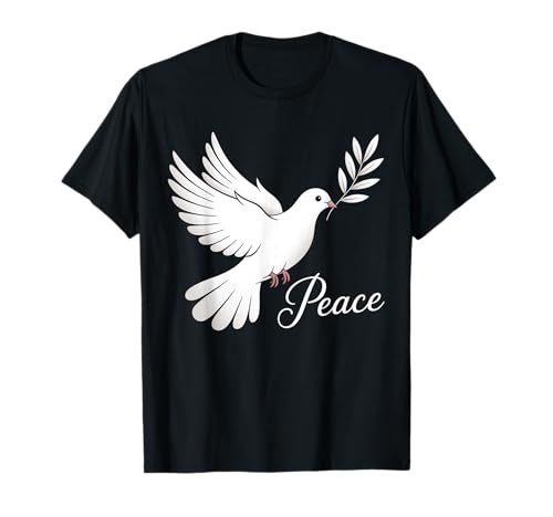 Peace Bird of Peace Süßes Friedenszeichen für Männer, Frauen und Kinder T-Shirt Peace Bird of Peace Süßes Friedenszeichen für Männer, Frauen und Kinder T-Shirt von Patriotic Peace Sign Gifts