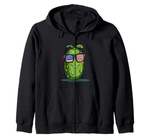 Patriotisches Pickle-Kostüm für Jungen und Mädchen Kapuzenjacke von Patriotic Pickle Outfit
