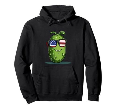 Patriotisches Pickle-Kostüm für Jungen und Mädchen Pullover Hoodie von Patriotic Pickle Outfit