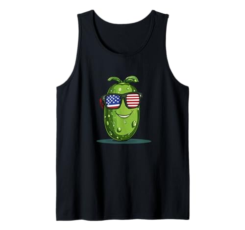 Patriotisches Pickle-Kostüm für Jungen und Mädchen Tank Top von Patriotic Pickle Outfit