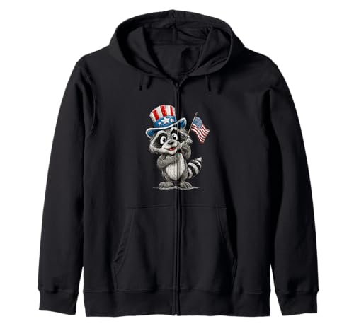 Süßes Waschbär-Kostüm für US-Erwachsene und Kinder Kapuzenjacke Süßes Waschbär-Kostüm für US-Erwachsene und Kinder Kapuzenjacke von Patriotic Raccoon Outfit