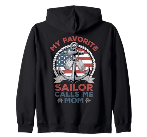 Mein Lieblingssegler nennt Mich Mama Kapuzenjacke Mein Lieblingssegler nennt Mich Mama Kapuzenjacke von Patriotic Sailor Family Pride Gear by NLTS