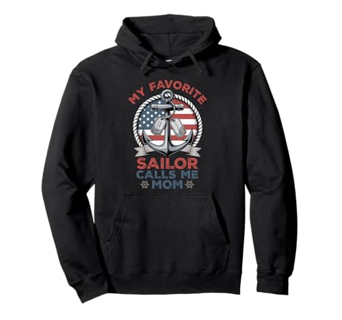 Mein Lieblingssegler nennt Mich Mama Pullover Hoodie Mein Lieblingssegler nennt Mich Mama Pullover Hoodie von Patriotic Sailor Family Pride Gear by NLTS