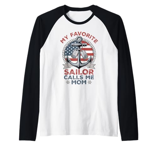 Mein Lieblingssegler nennt Mich Mama Raglan Mein Lieblingssegler nennt Mich Mama Raglan von Patriotic Sailor Family Pride Gear by NLTS