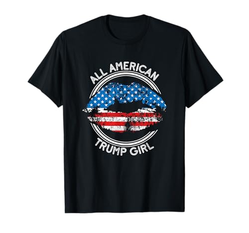 All-American Trump Girl Patriotic Trump Lover Republikican T-Shirt von Patriotic Trump Girl Trump Female Voter