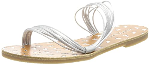 Patrizia Pepe Kids Damen PPJ75.30 Sandale, Silver, 36 EU von Patrizia Pepe