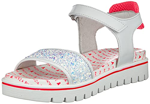 Patrizia Pepe Kids PPJ70.20 Sandale, White+FuxiaFluo, 30 EU von Patrizia Pepe Kids